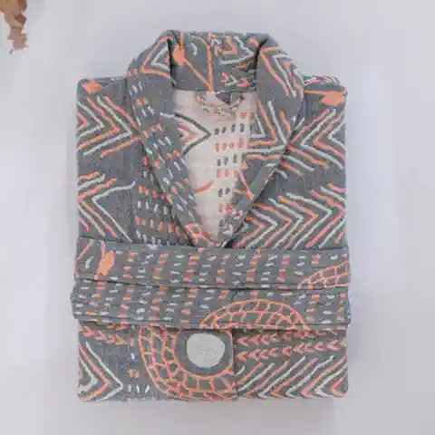 睡浴袍 無印日系兩用睡浴袍