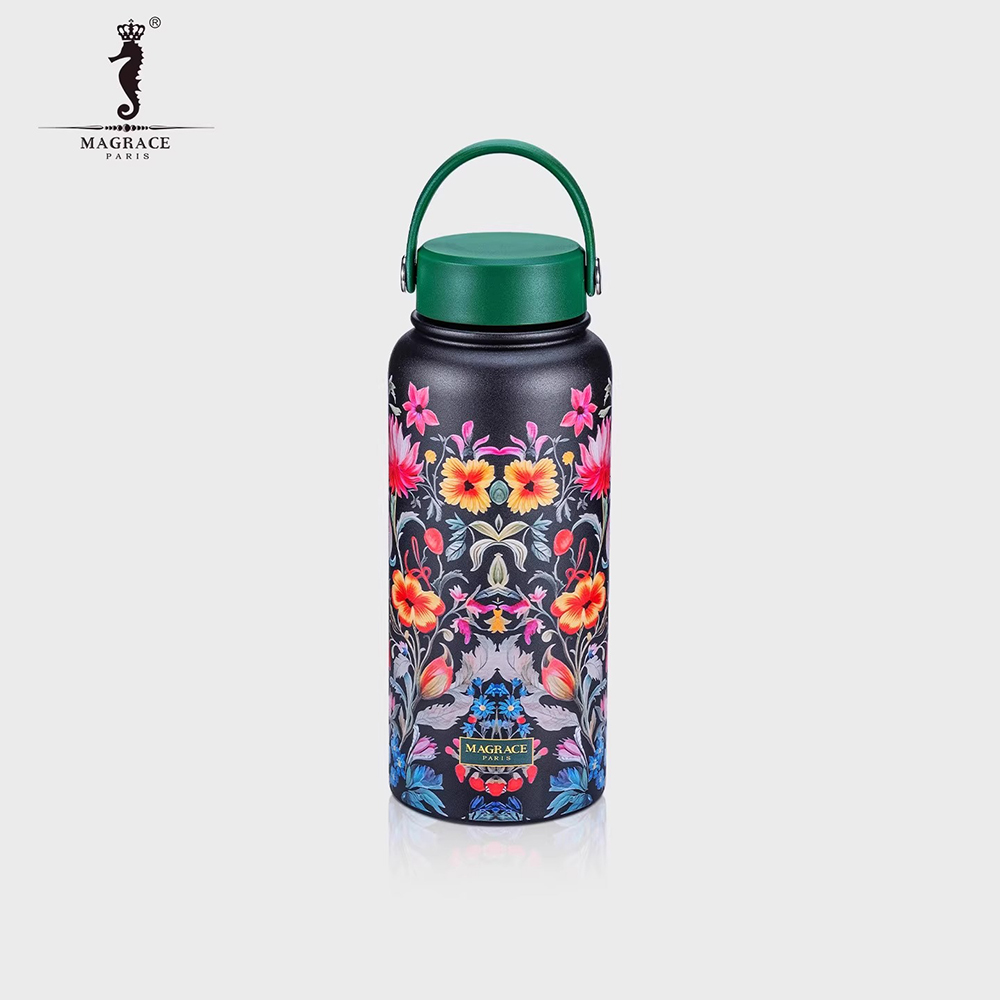 法國MAGRACE 304繽紛巴黎香頌保溫杯1000ml