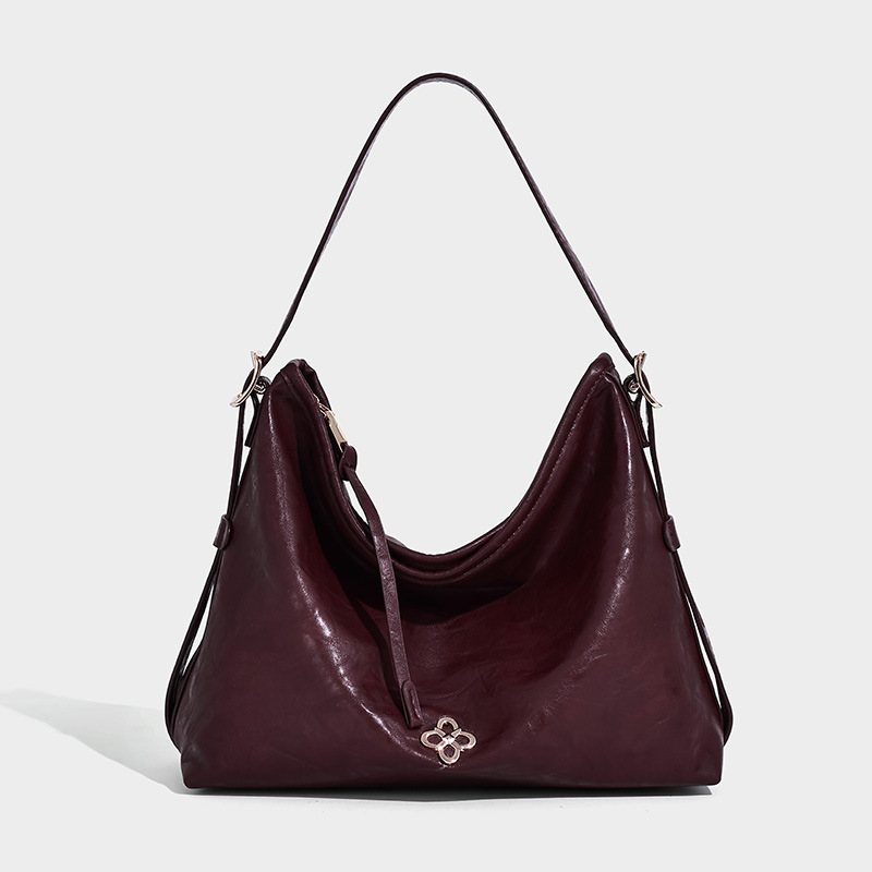 CASSILE卡思樂 植糅牛皮單肩托特包