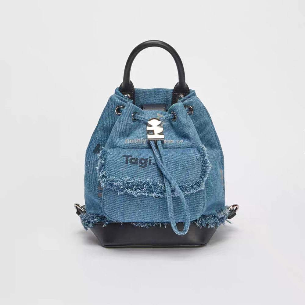 Tagi.Mini 畫家牛仔雙肩包