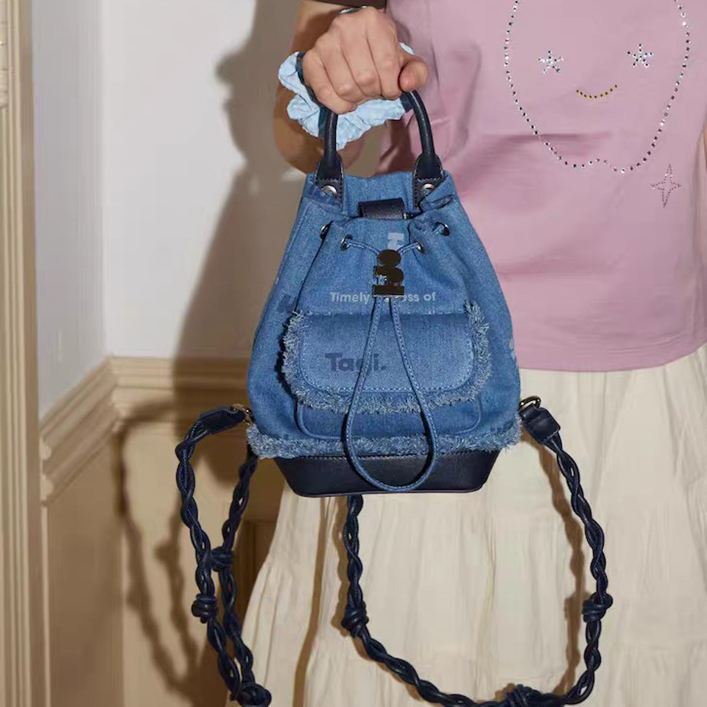 Tagi.Mini 畫家牛仔雙肩包