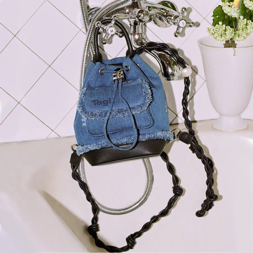 Tagi.Mini 畫家牛仔雙肩包