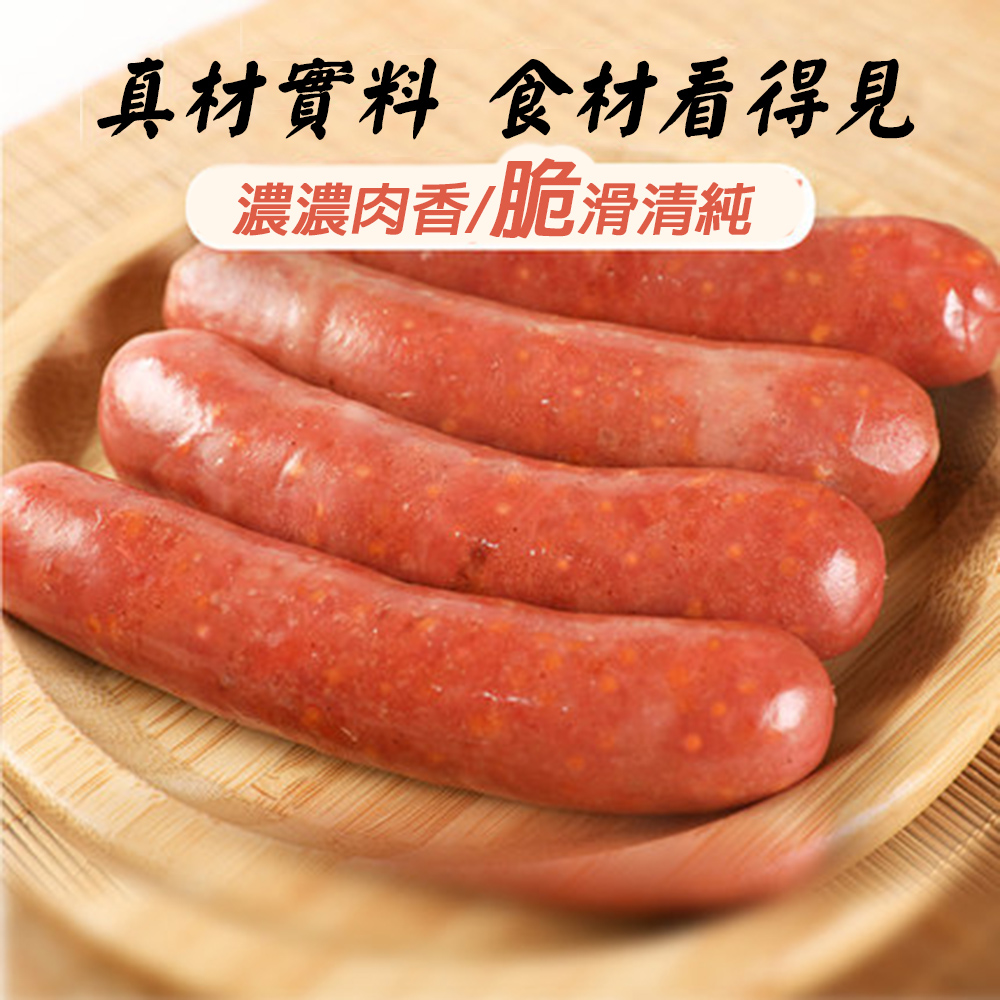 悅生活--鮮市集 飛魚卵香腸五入300g/包 (台灣豬肉 送禮 香煎 燒烤)