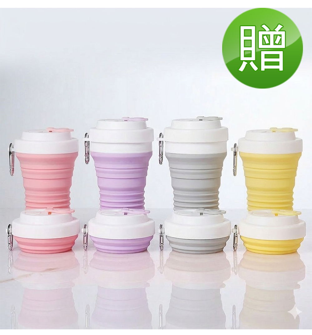 Dr.Power耐熱可折疊矽膠便當保鮮盒1200ml四入組 加送分隔層二入