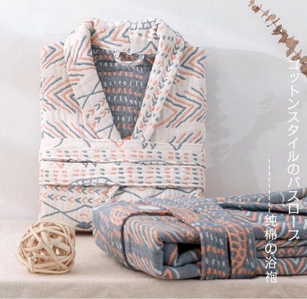 睡浴袍 無印日系兩用睡浴袍