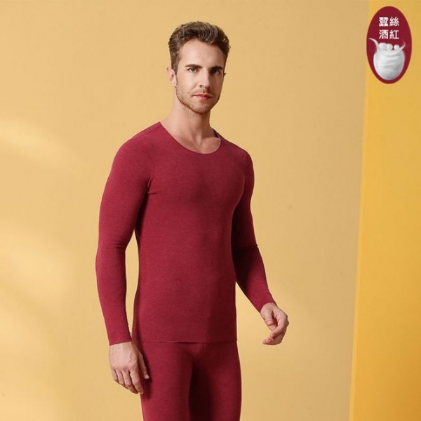 MICOACH 保暖雙後山羊毛天蠶絲德絨男款衛生衣