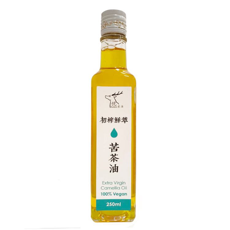 悅生活--極鮮 100%三道過濾原萃苦茶油 250ml/瓶