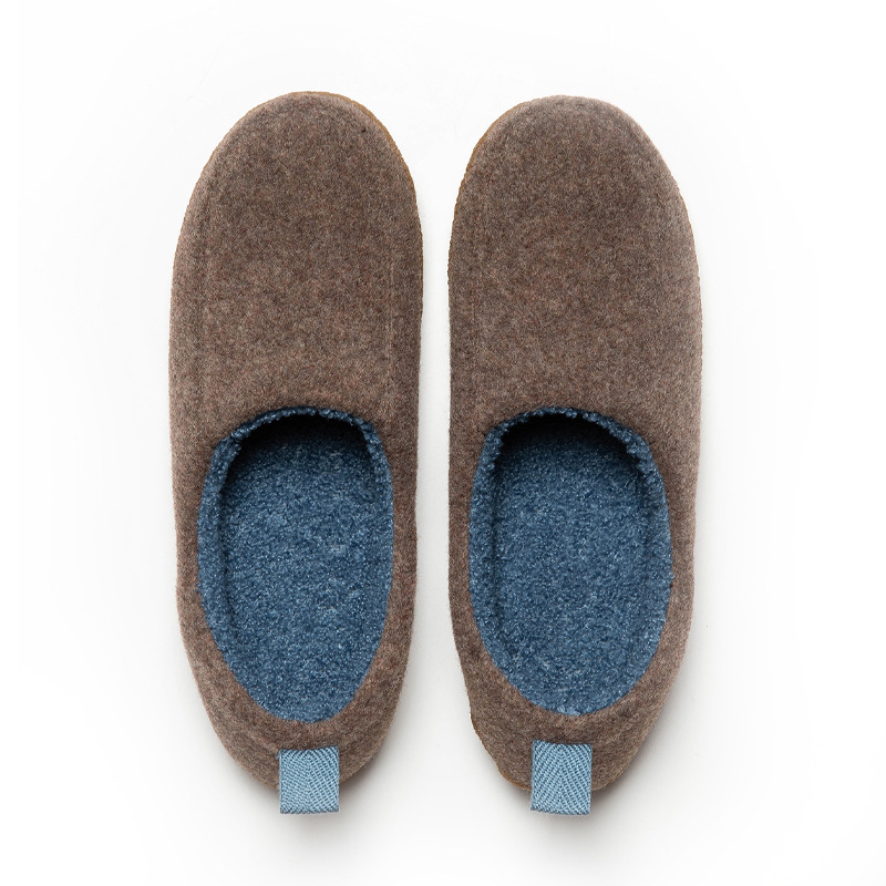 MICOACH 漾彩毛氈絨毛包跟鞋(室內外二用款)