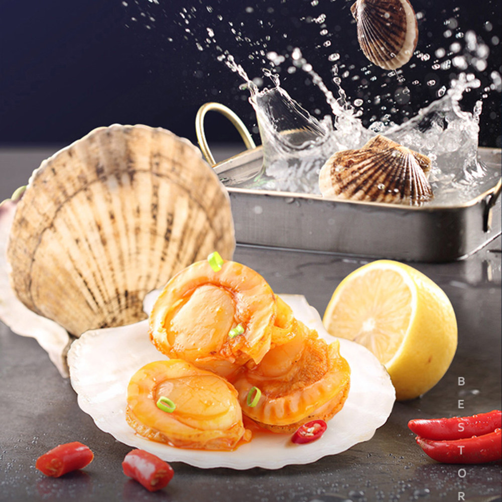 悅生活--鮮市集 海中三大珍品粉絲扇貝 6顆/包