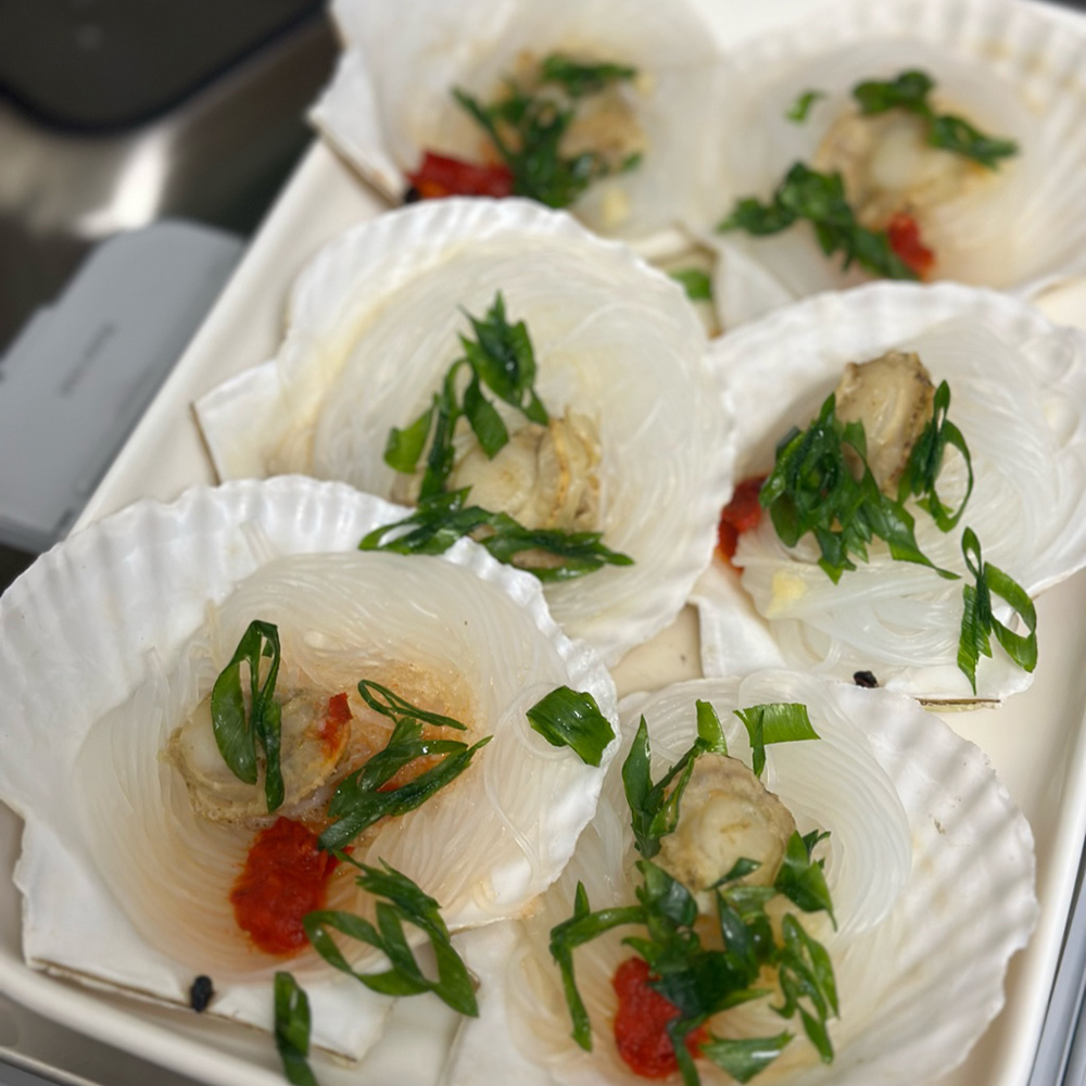 悅生活--鮮市集 海中三大珍品粉絲扇貝 6顆/包