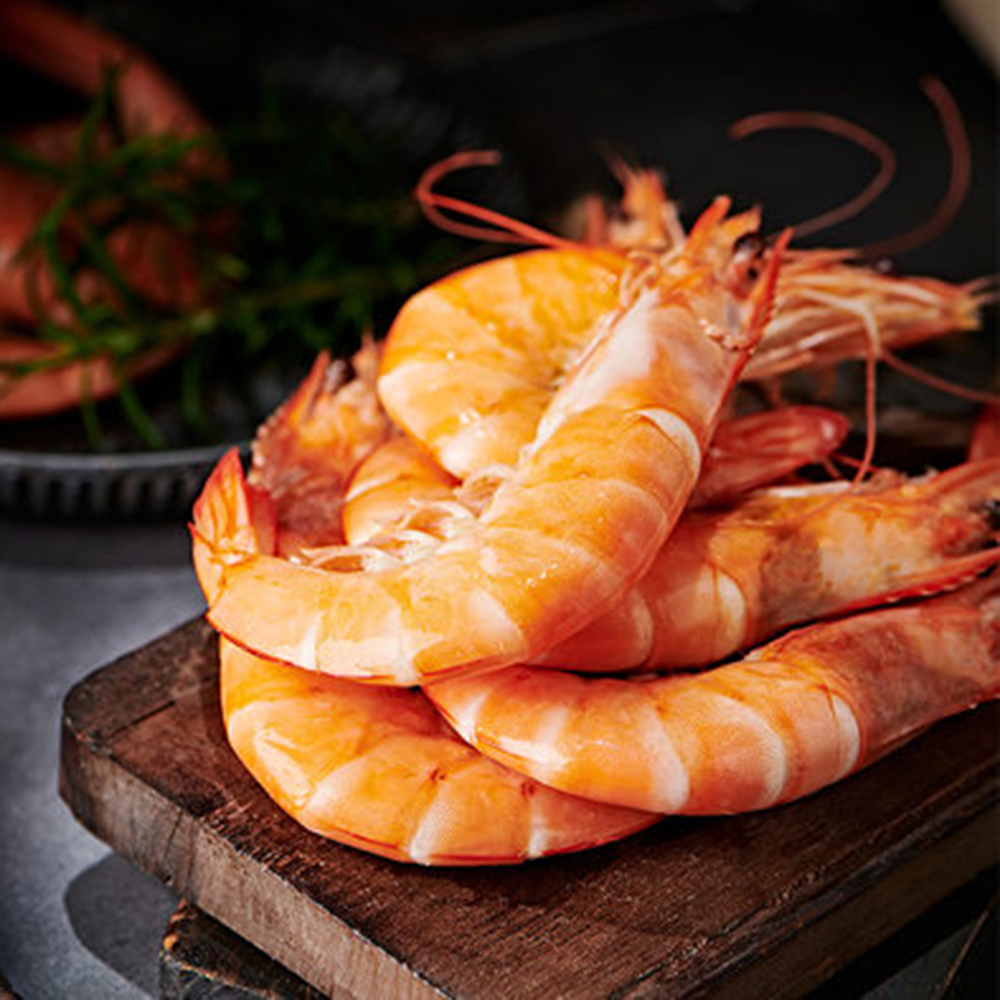 悅生活--鮮市集 無毒野放生凍大白蝦850g±5/盒