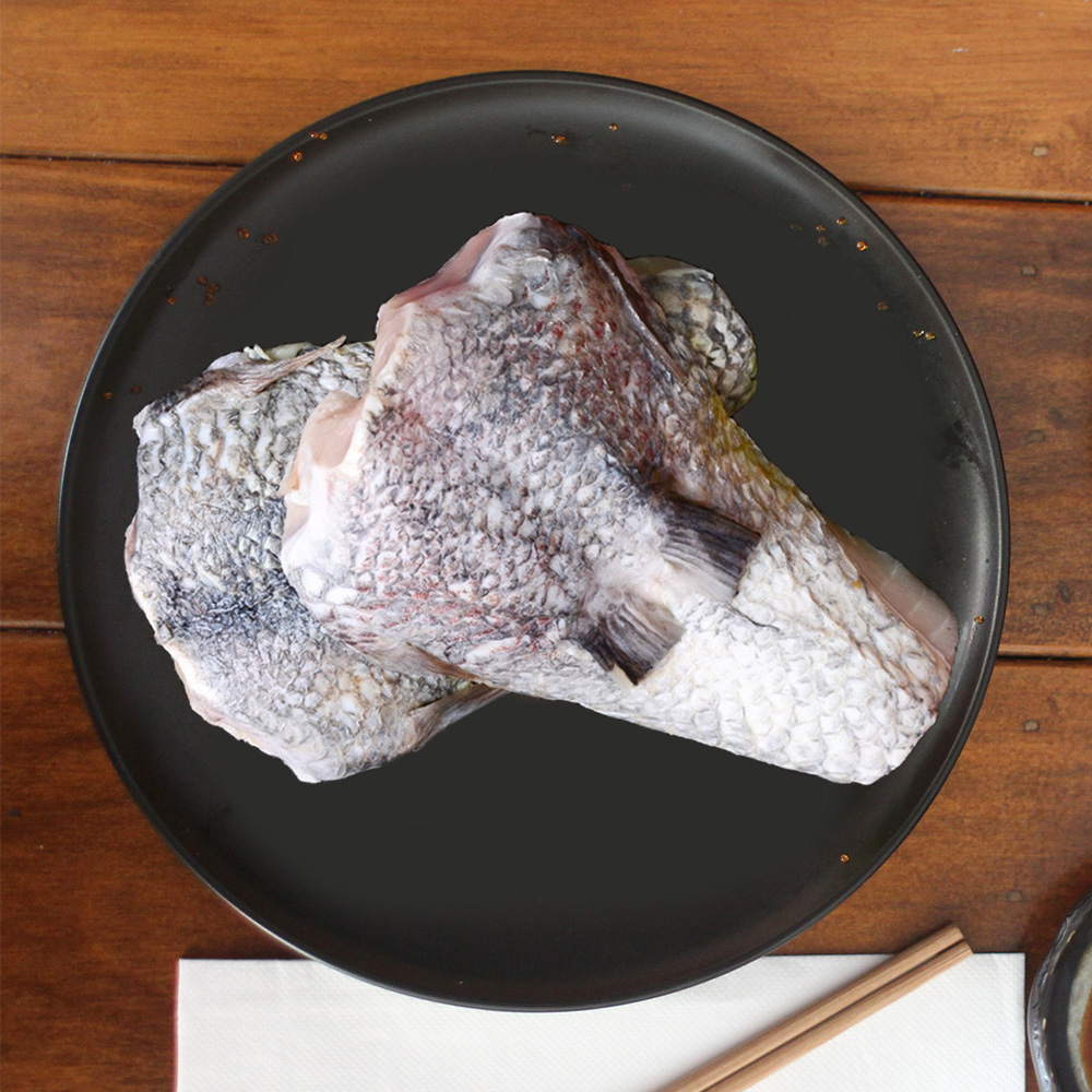 悅生活--鮮市集 台灣海撈鮮凍雙A級極品鯛魚下巴1000g±5% / 包(飯店專用)