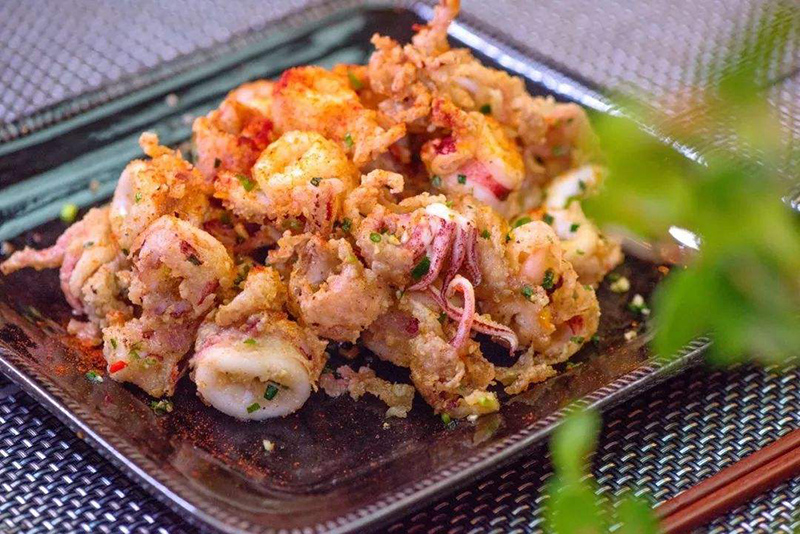 悅生活--鮮市集 帶皮魷魚圈 1Kg±5/包